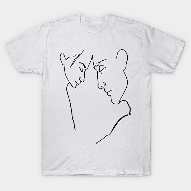 A forbidden love T-Shirt by Modern Art